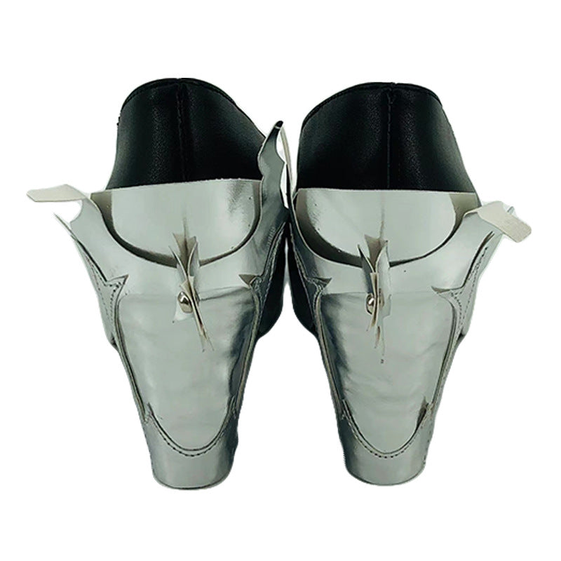 Genshin Impact Eula Cosplay Shoes - Authentic Project Wave Knight Cosplay Footwear for Anime Conventions - Halloweez