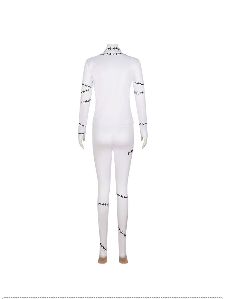 The Nightmare Before Christmas Sally Skellington Cosplay Costume for Halloween and Stage Performance