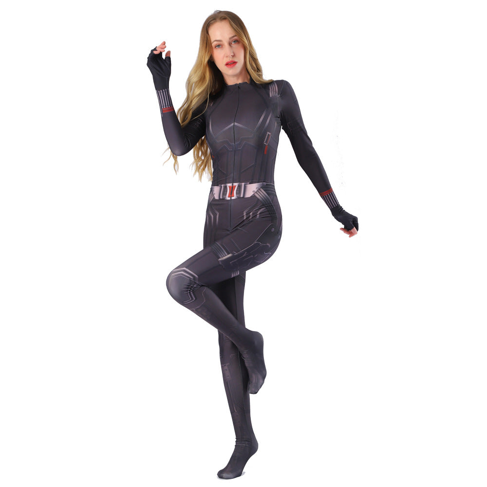 White Widow 3-in-1 Bodysuit Adult Kids Cartoon Costume COSPLAY Halloween Costume - Halloweez