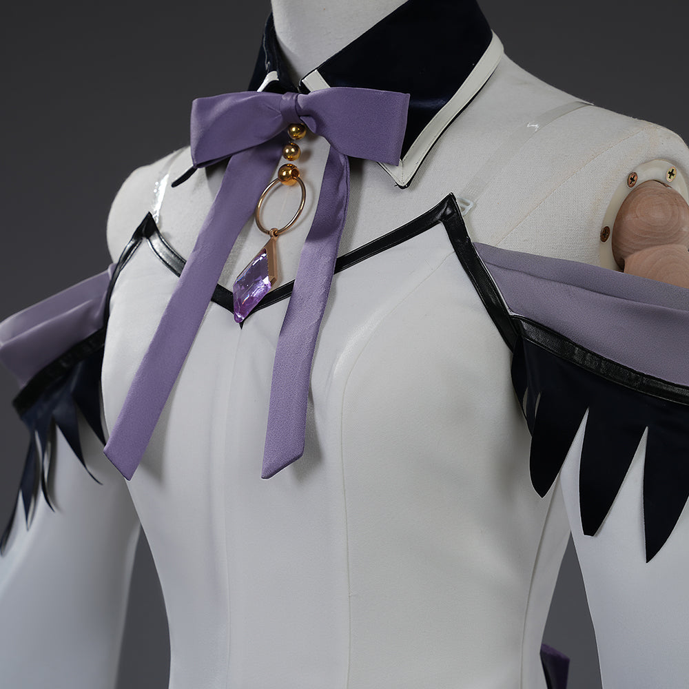 Puella Magi Madoka Magica: The Movie - Walpurgisnacht: Rising Homura Akemi Full Cosplay Costume Set - Halloweez
