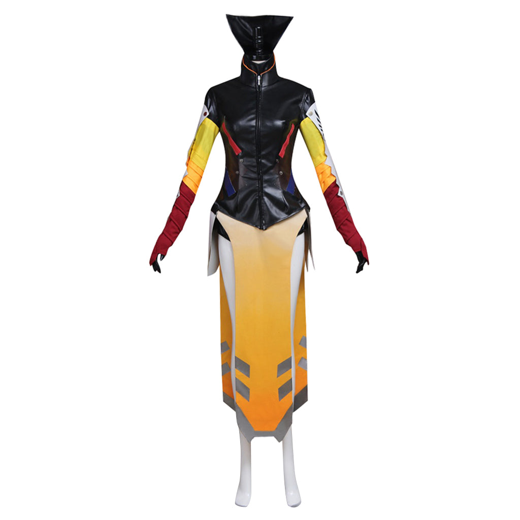 Halloweez Game Mercy Cosplay Outfit – Stylish Jumpsuit for Enthusiasts and Cosplay Gatherings