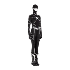 Halloweez DC The Flash Season 8 Fast Track Jumpsuit and Boots Cosplay Costume