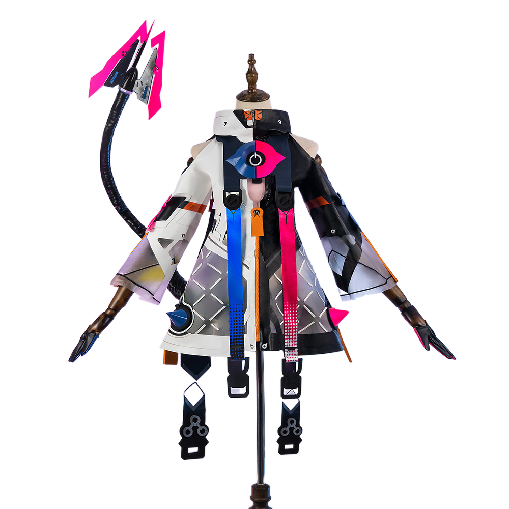 Disfraz de cosplay de Halloweez Impact 3rd Delta: atuendo único inspirado en el juego para Halloween y carnaval
