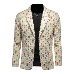 Marvel Venom Cowboy Suit Men's Casual Blazer Trendy Spring New Youth Style Ripped Single Piece Jacket - Halloweez
