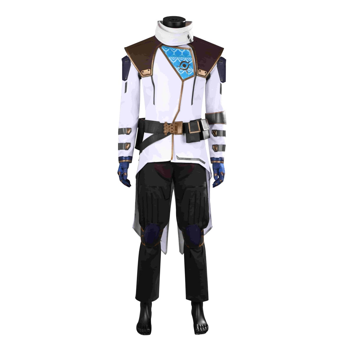 Premium Valorant Cypher Cosplay Costume Full Set for Game Role Play - Halloweez
