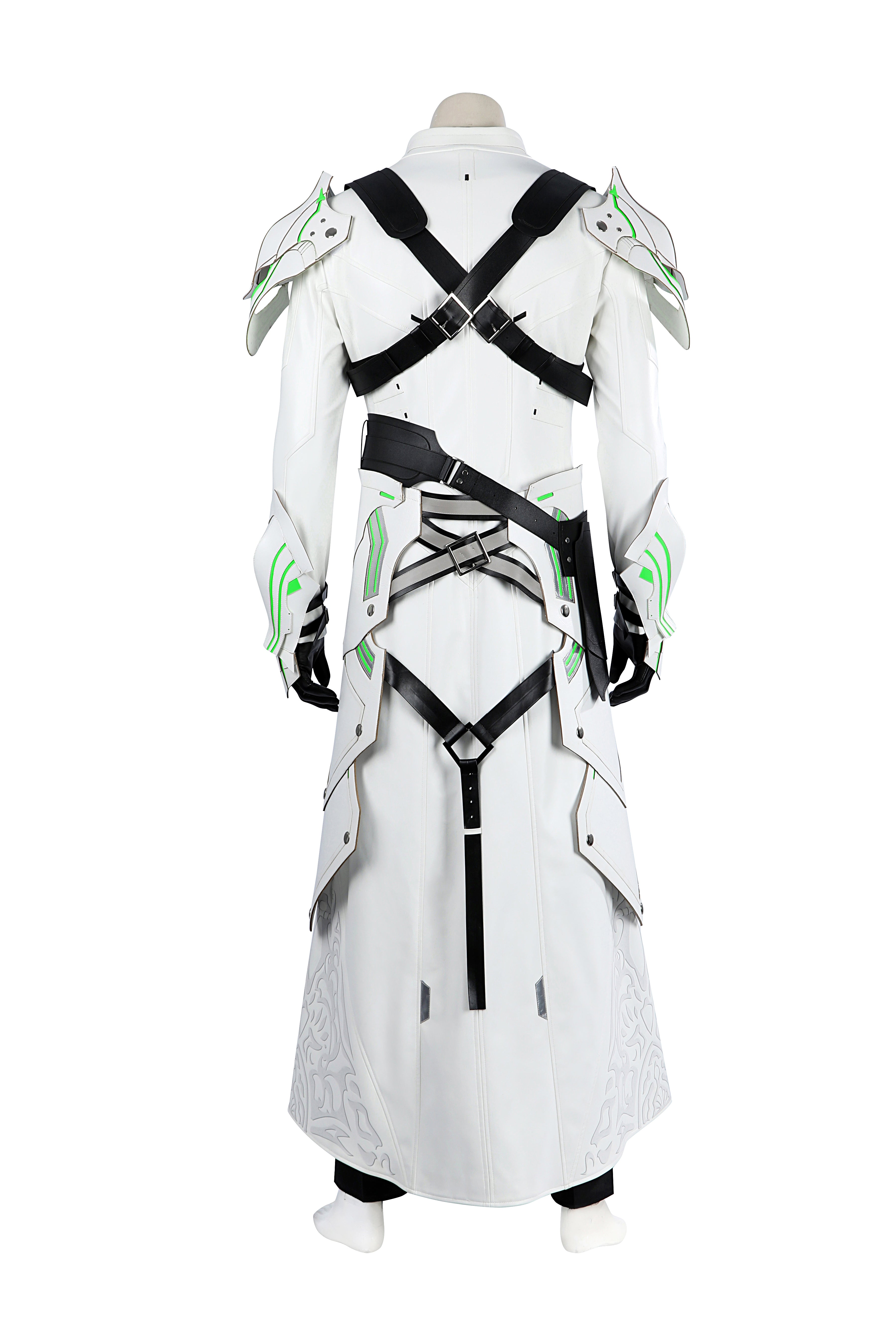 Halloweez Sephiroth Cosplay Costume - Premium White Coat for Halloween & Parties - Halloweez