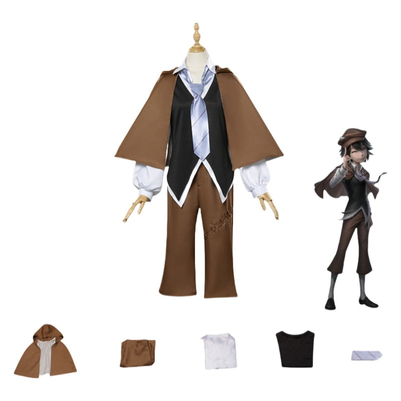 Bungo Stray Dogs Edogawa Ranpo Anime Cosplay Costume Dazai Osamu Role Play Halloween Outfit - Halloweez