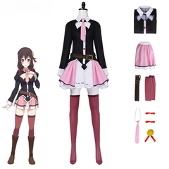 KonoSuba: God's Blessing on This Wonderful World! Megumin Yunyun Aqua Cosplay Costume - Halloweez