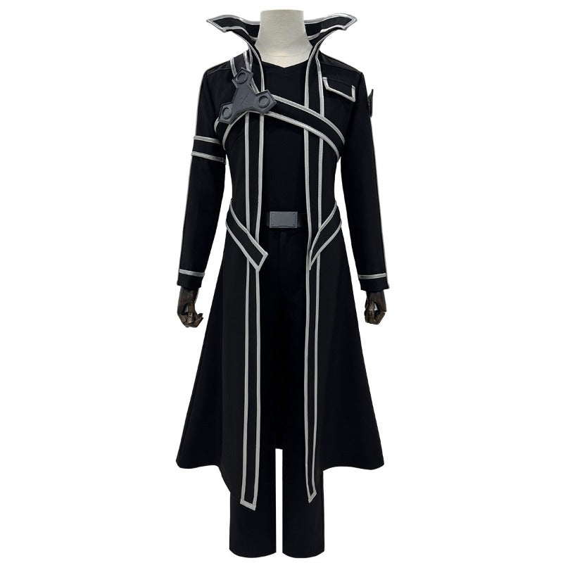 Sword Art Online Kirito Black Swordsman Cosplay Costume