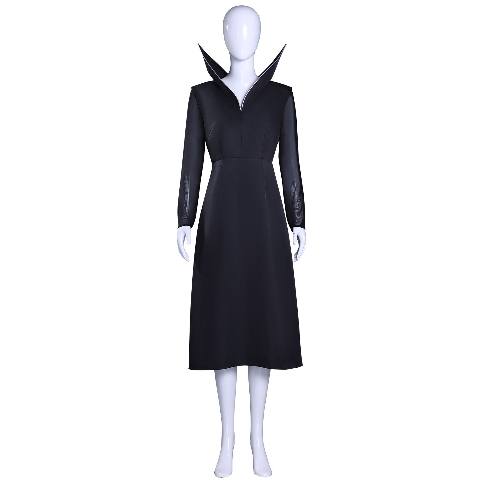 Wednesday Addams Cosplay Costume from The Addams Family TV Show - Halloweez