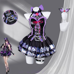 Yu Linglong Naraka Bladepoint Kuromi Collab Cosplay Costume,Custom for Halloween Comic‑Con