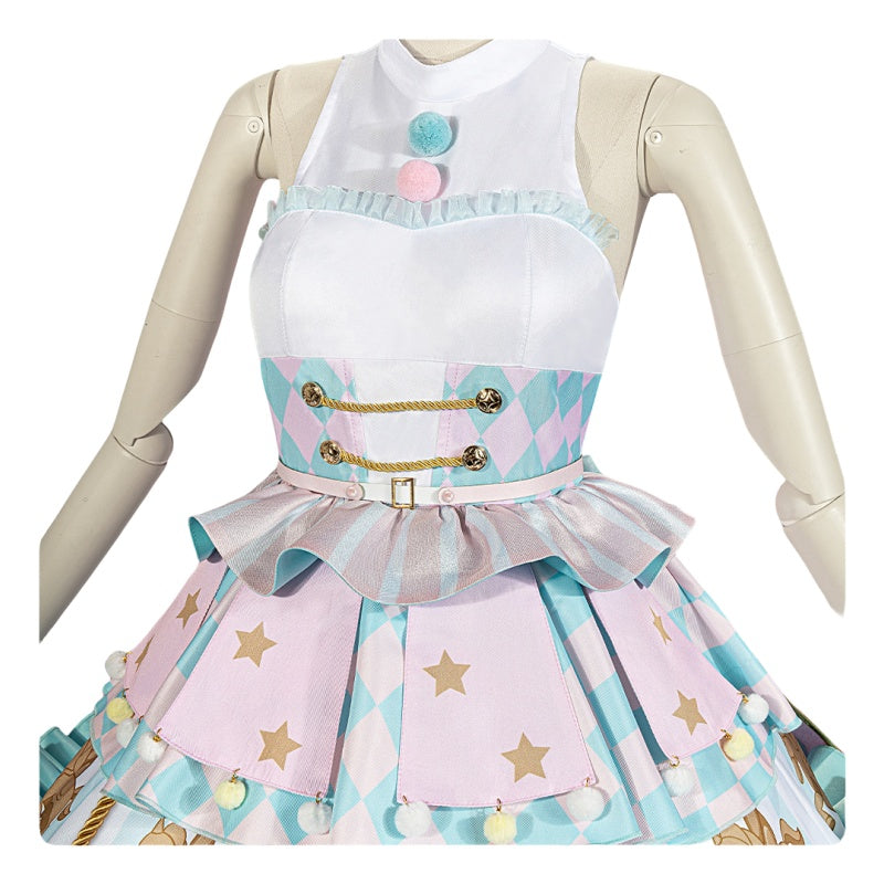 Bangdream Kokoro Tsurumaki Cosplay Costume Anime Game Dress Outfit - Halloweez