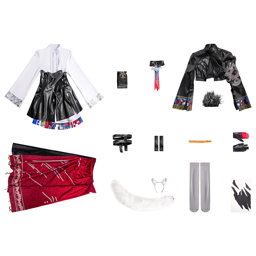Halloweez Arknights Lappland The Decadenza Cosplay Costume - Premium Game-Inspired Attire for Enthusiasts