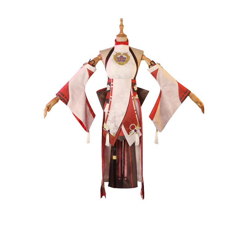 Halloweez Yae Miko Cosplay Dress - Adorable Halloween Outfit for Women