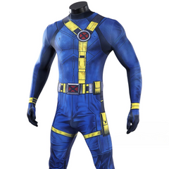 X‑Men Cyclops Cosplay Jumpsuit Full Bodysuit for Halloween Party