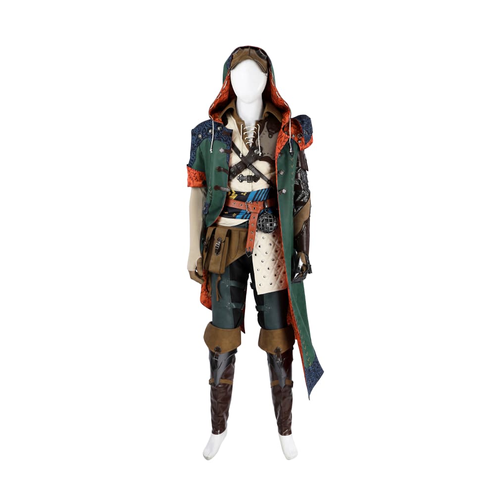 Monster Hunter Wilds Official Hope Set Male Cosplay Costume, High Quality Video Game Outfit - Halloweez