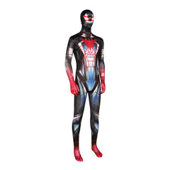 Spider-Man Bodysuit Cosplay Costume Parallel Universe Iron Spider Jumpsuit for Halloween - Halloweez