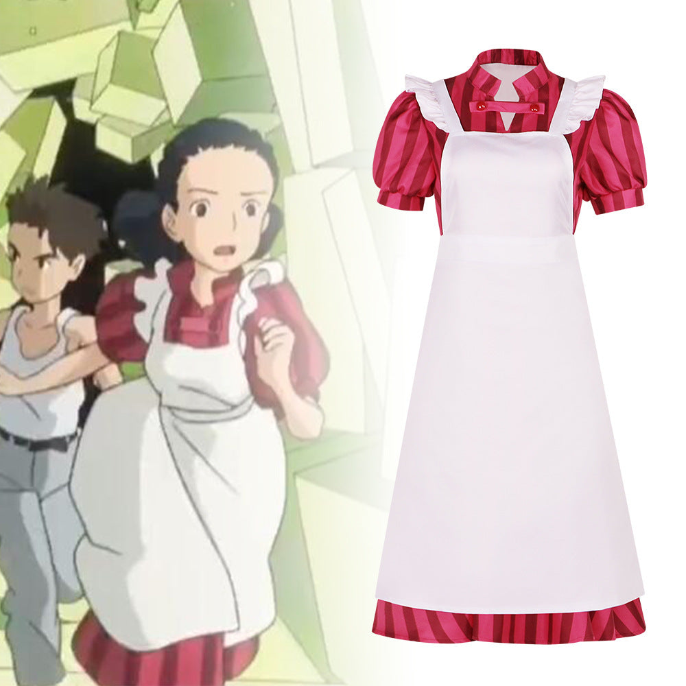 How Do You Live cos The Heron and the Boy Same Style Dress Himi cosplay Maid Costume