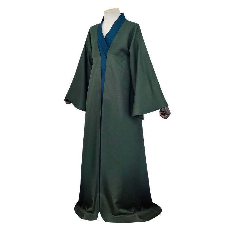 Lord Voldemort Cosplay Costume Black Magic Robe for Halloween and Stage Performance - Halloweez