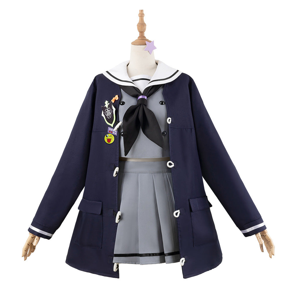 Blue Archive Rin Cosplay Anime School Uniform Pleated Skirt Women's Outfit - Halloweez