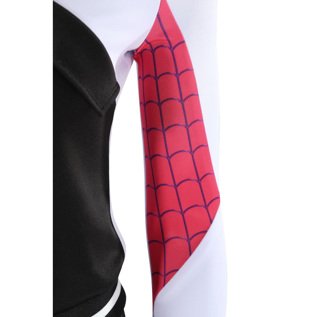 Spider-Man: Across the Spider-Verse Gwen Stacy Ghost-Spider Cosplay Costume - Halloweez