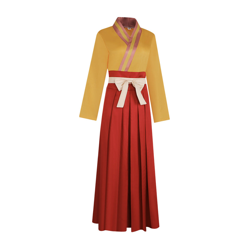 Japanese Anime Ninja Cosplay Costume Hyuga Hanabi Kimono 2D Anime Role-Playing Outfit