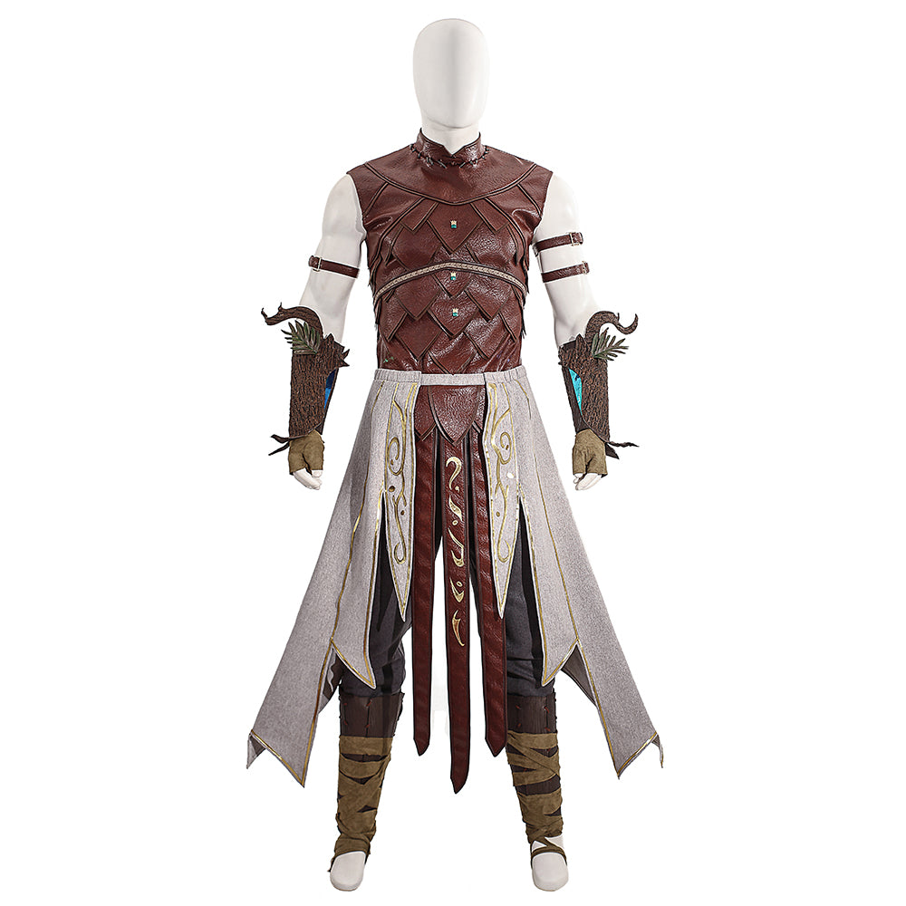 Baldur's Gate 3 Halsin Cosplay Costume | Deluxe Edition Druid Outfit for Men | Game Accurate Custom Made Set - Halloweez