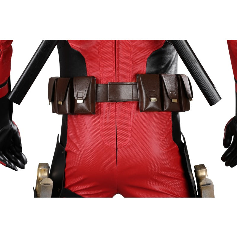 Halloweez Samurai Deadpool Cosplay Costume - Exclusive Deadpool & Wolverine Edition