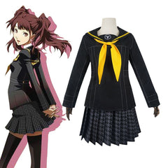 Persona 4 Golden Rise Kujikawa Cosplay Costume School Uniform