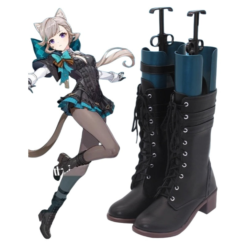 Genshin Impact Lynette Cosplay Shoes for Anime Conventions and Performances - Halloweez