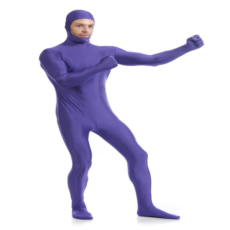 Ebay Sourced Lycra Halloween Christmas Performance Cosplay Full Face Cover Zentai Suit