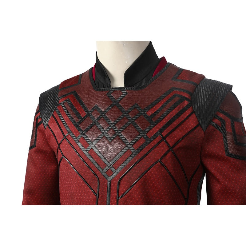 Disfraz de Shang-Chi para Halloween para adultos - Chaqueta de cosplay de superhéroe maestro de Kung Fu de Halloween