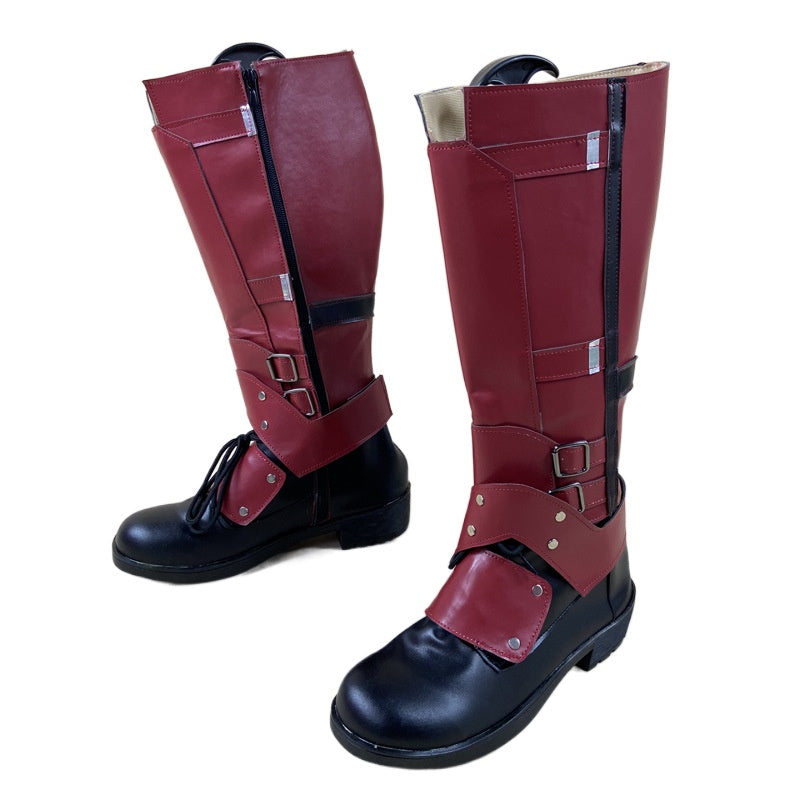 2157 Deadpool 3 Deadpool Cosplay Shoes for Anime Conventions and Performances - Halloweez