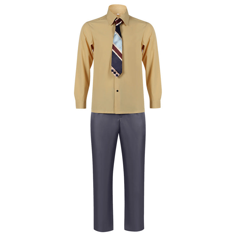 Grey Clown Cosplay Suit: Halloween Joker 2 Deluxe Costume Set - Halloweez