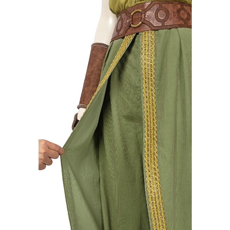 Halloweez Raya Cosplay Costume - Adventure Outfit Cape Vest Full Set for Women