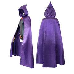 DC Comics Teen Titans Raven Cosplay Costume - Premium Quality Outfit for Fans - Halloweez