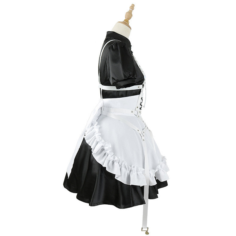 Rainbow Club VTuber Demon Realm Lilith Maid Costume Anniversary 2D Anime Cosplay Outfit Set - Halloweez