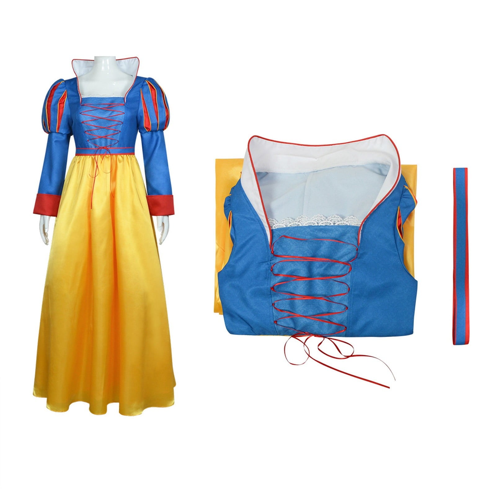 Quibby Snow Whitee Dress Cosplay Costume – movie-Inspired Elegant Princess Gown for girls - Halloweez