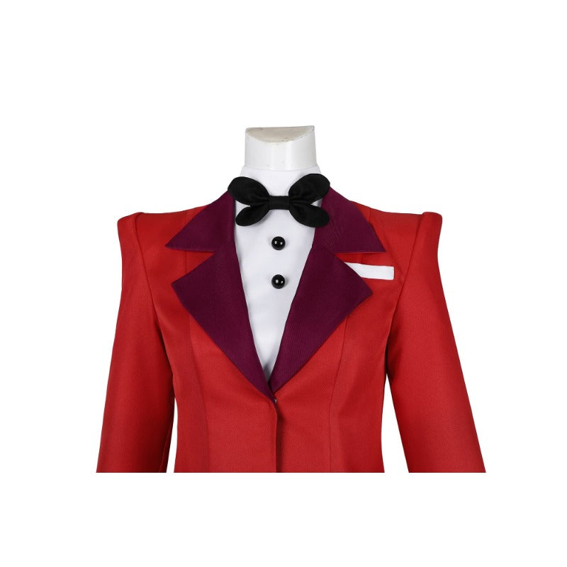 Halloweez Charlie Morningstar Cosplay Costume - Red Suit for Halloween