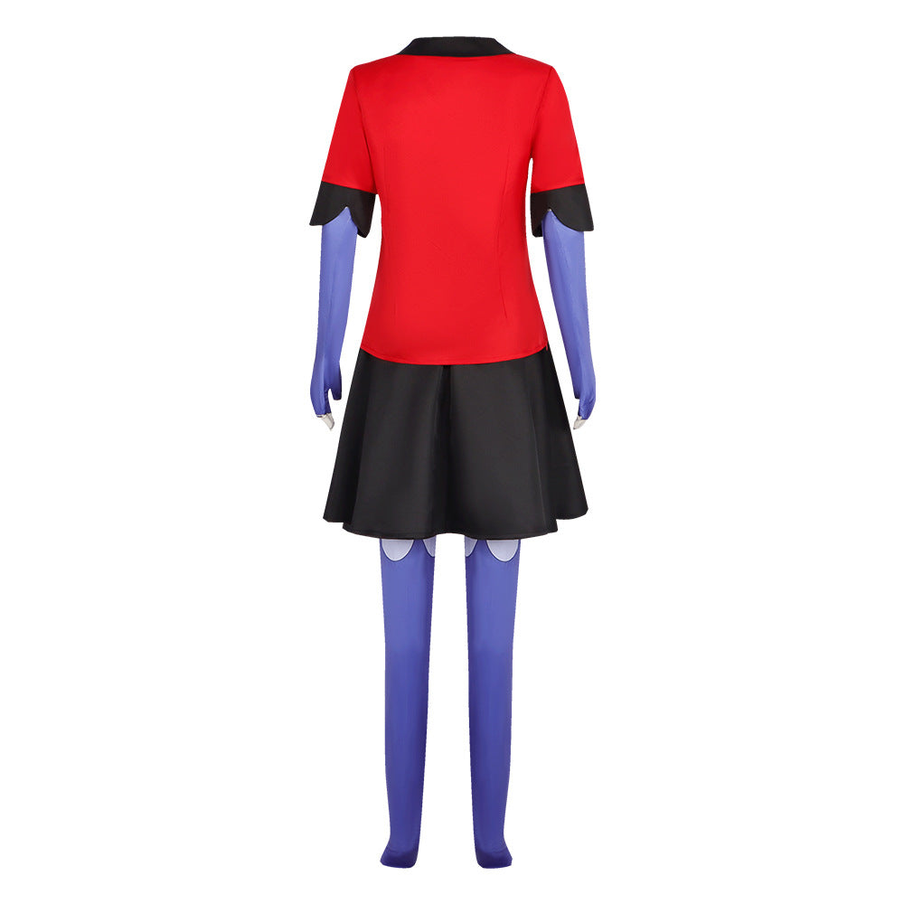 Hell's Hotel Vaggie Cosplay Costume from Helluva Boss - Perfect for Anime Role Play and Halloween - Halloweez