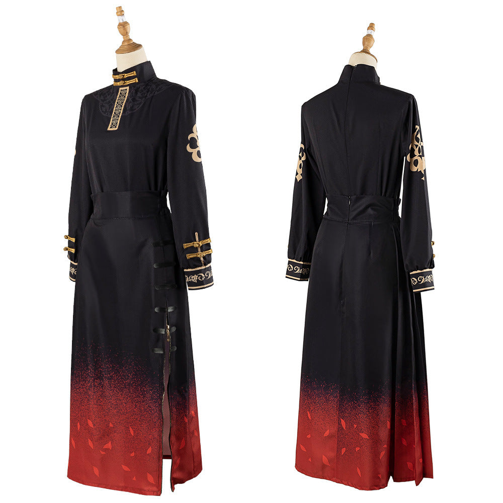 VTuber Star Street Comet Oriental Style Black Suit Anime Cosplay Female Set - Hoshimachi Suisei Hololive - Halloweez