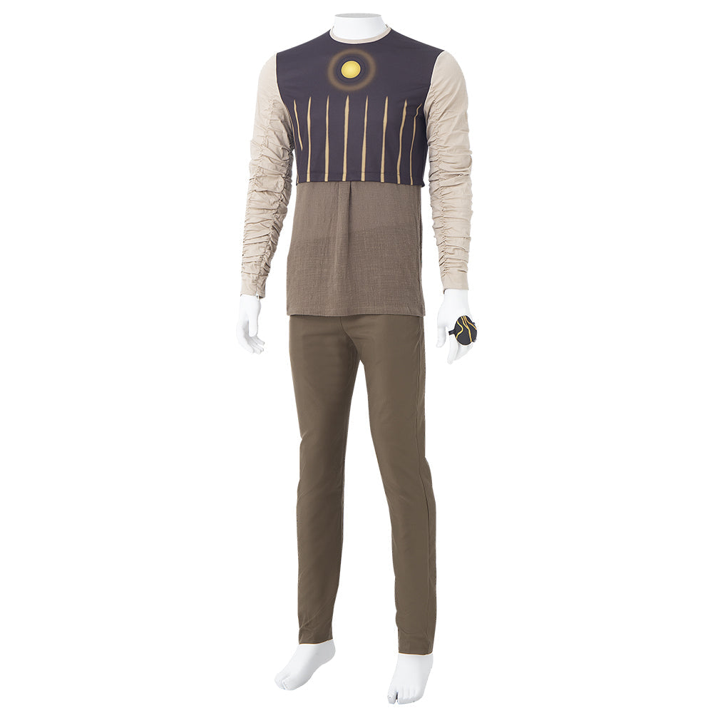 Halloweez Loki Cosplay Costume with Majestic Purple Cloak for Halloween