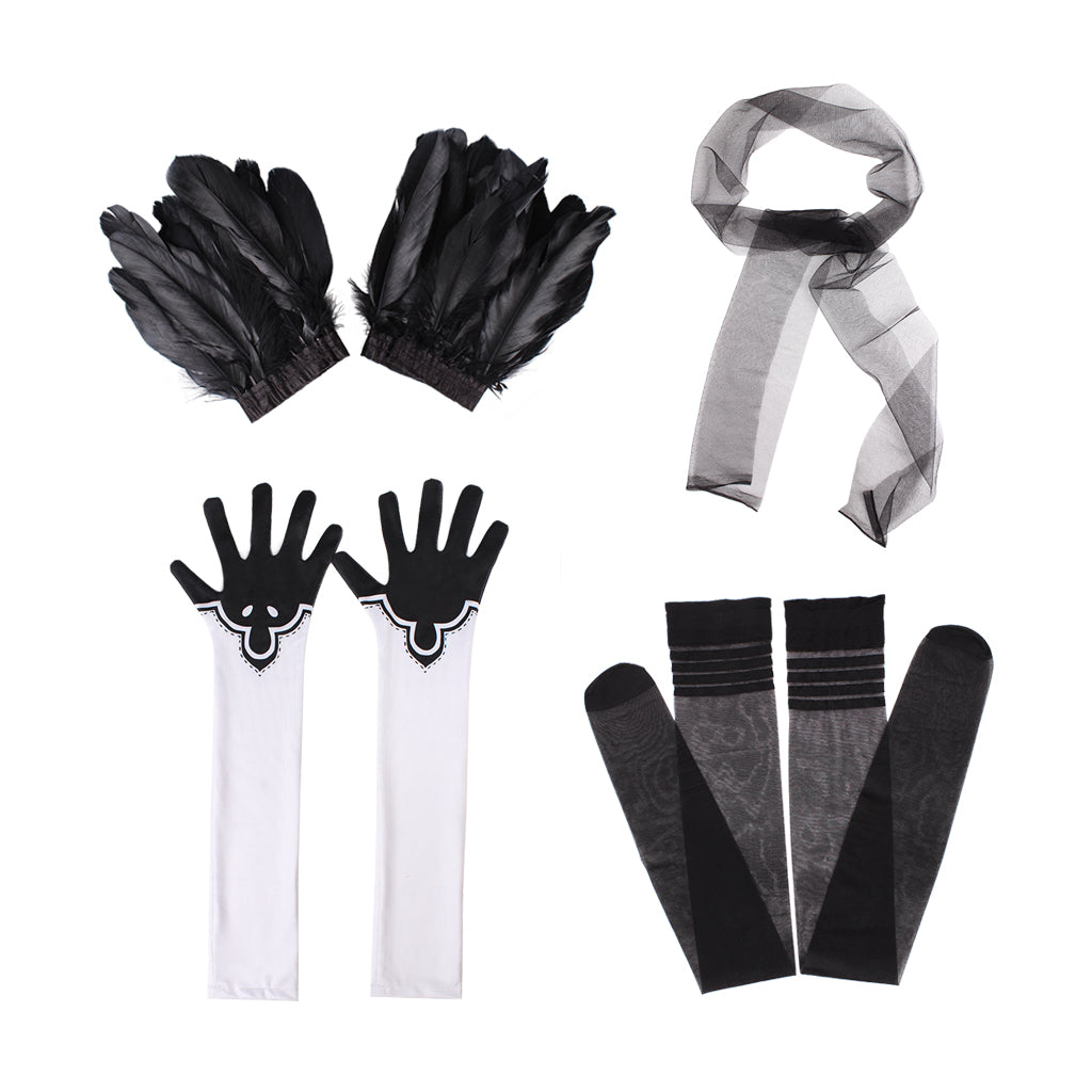Halloweez Nier Automata Cosplay Costume - Yorha 2B Alluring Outfit | Game Cosplay Collection - Halloweez