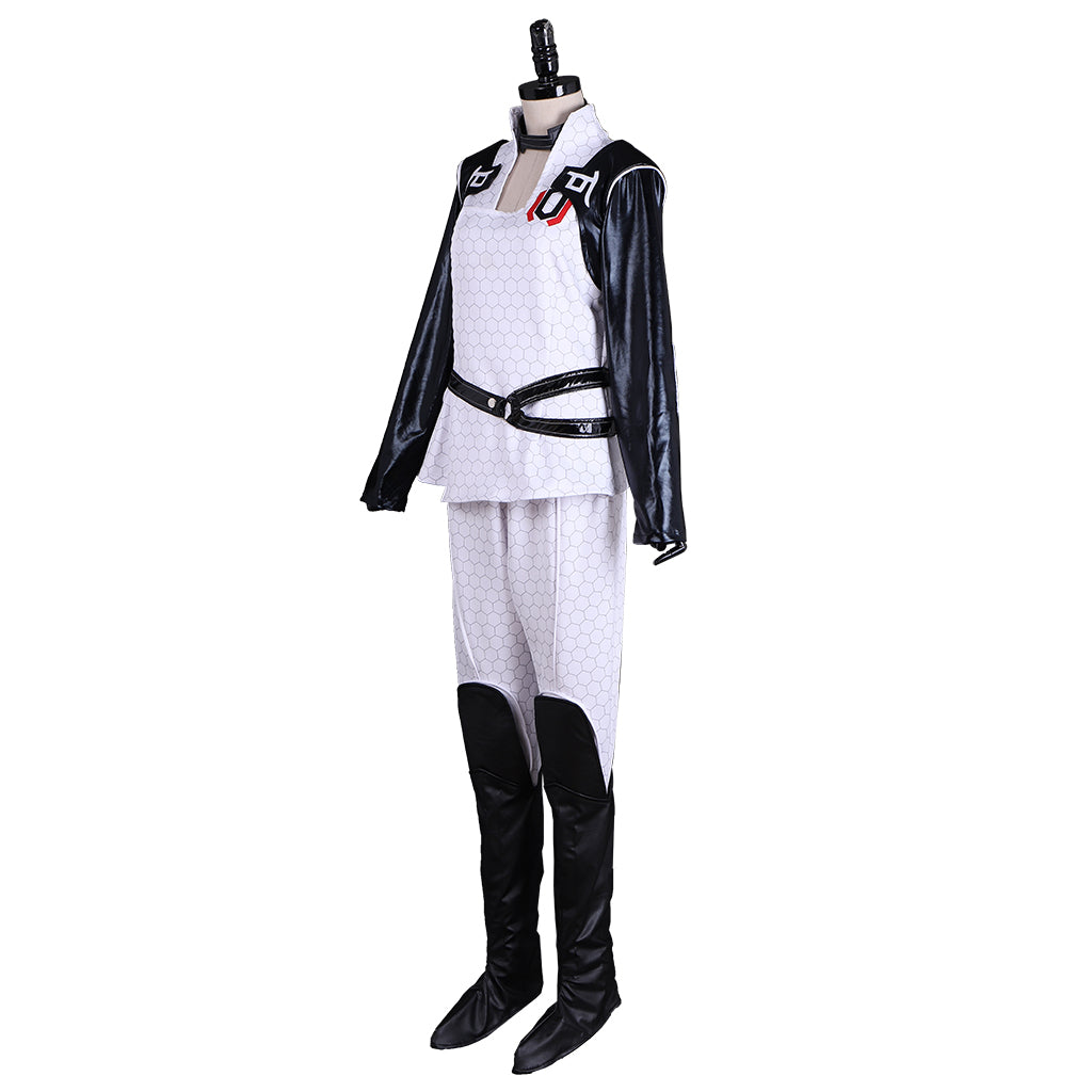 Miranda Lawson Cosplay Costume Women Battle Suit | Mass Effect Full Set Outfit by Halloweez
