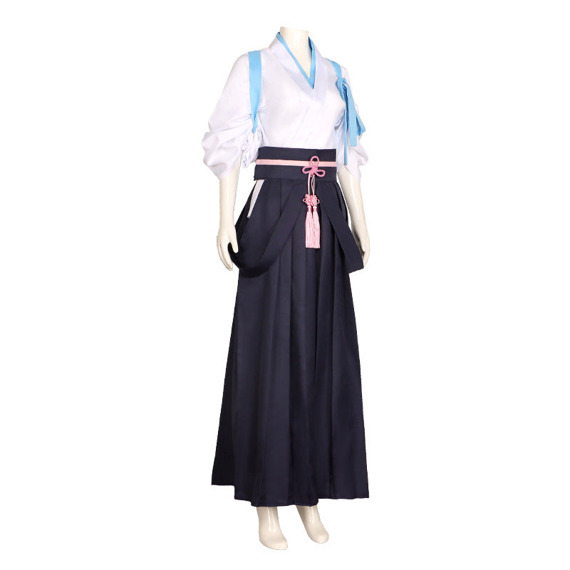 Genshin Impact Ayaka Kamisato Cosplay Costume - Kendo Kimono for Game Performance - Halloweez
