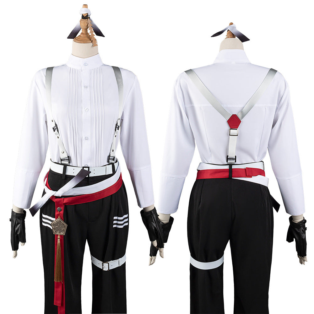 VTuber Tojiro Tsukishiro 2D Cosplay Anime Game Uniform Set for Men and Women - Halloweez