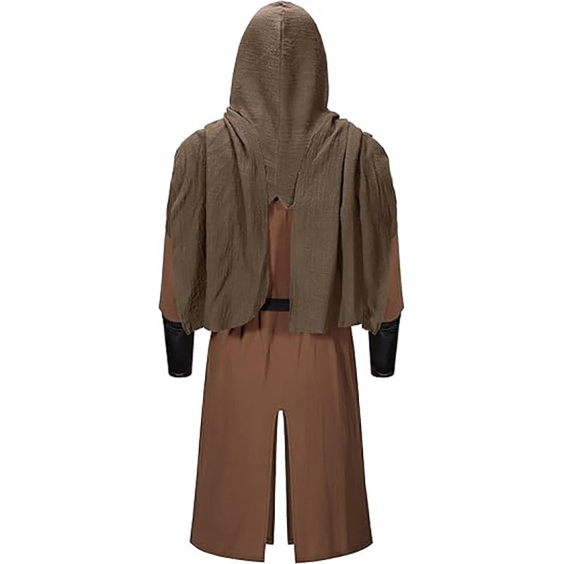 Popular Medieval Renaissance Pirate Knight Cape Robe Full Set Stage Performance Costume - Halloweez