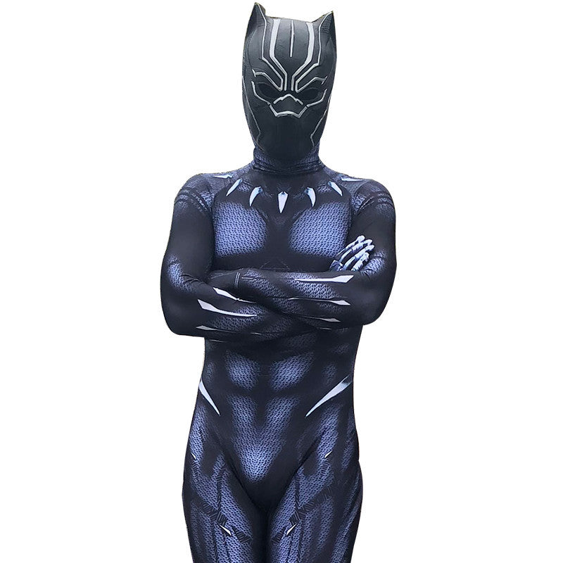 Black Panther Children's Cosplay Costume for Halloween and Christmas - Halloweez
