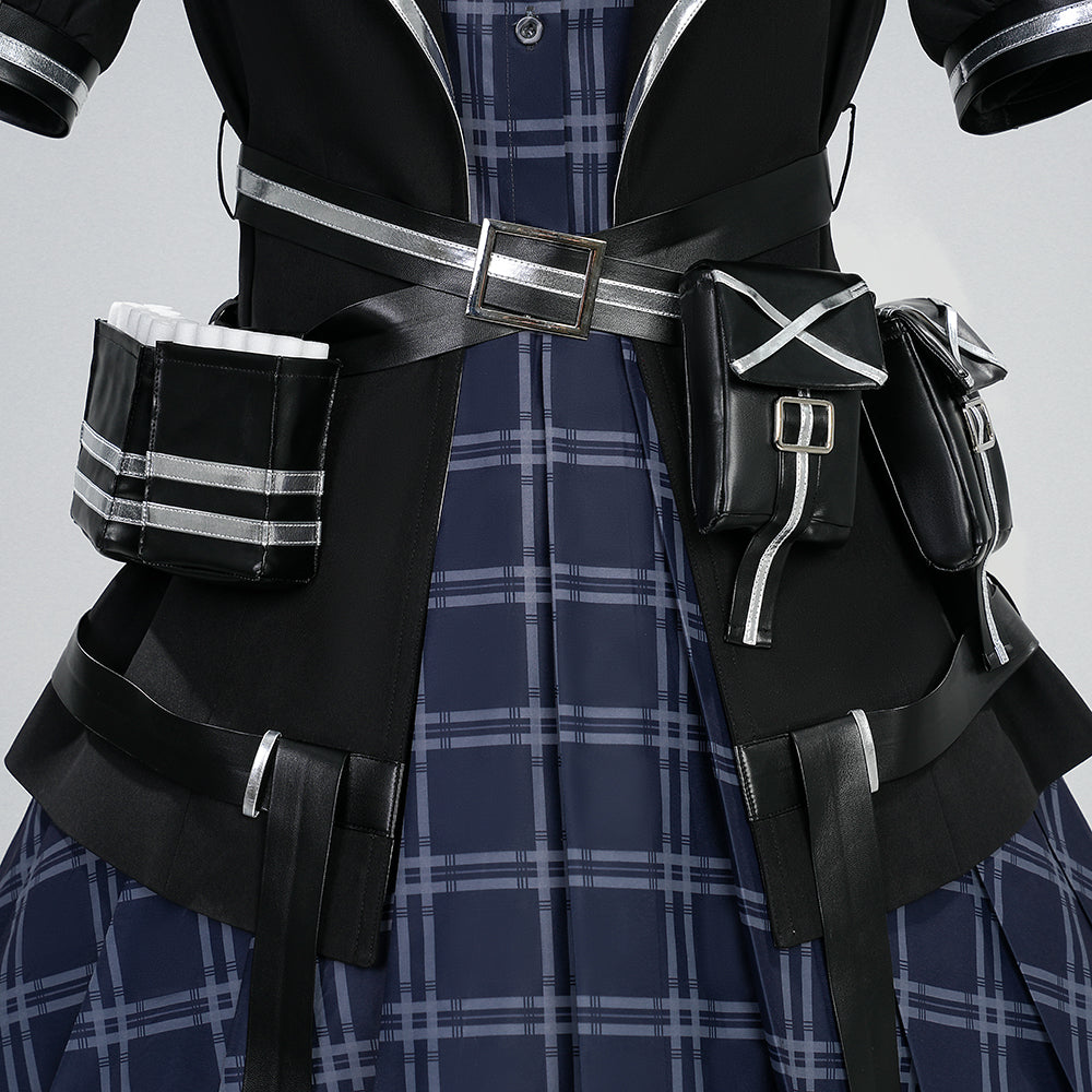 Mahou Shoujo Lyrical Nanoha: The Witch of the Holy Night - Yagami Hayate Full Set Cosplay Costume - Halloweez