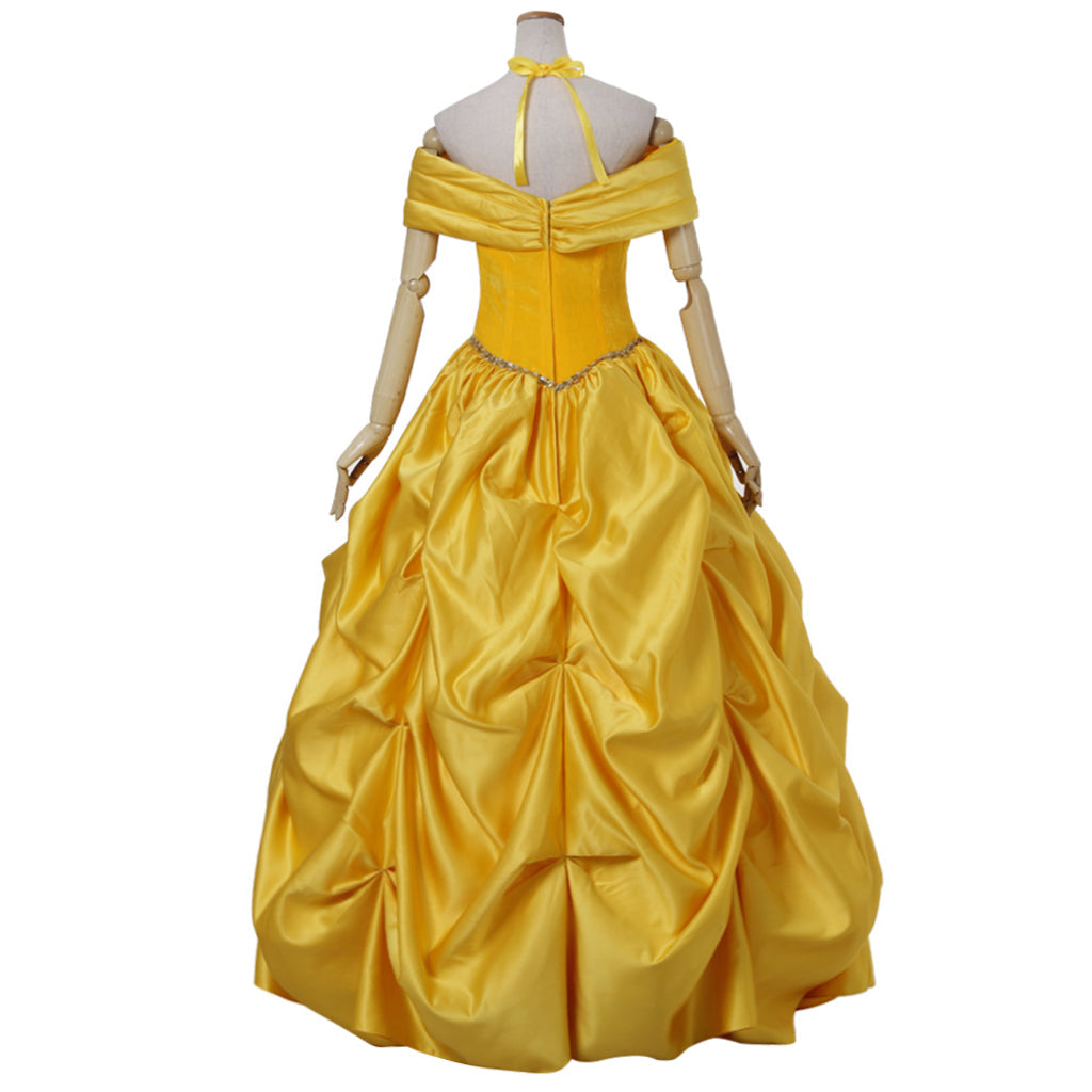 Costume de cosplay Belle pour Halloween | Robe de princesse Disney enchanteresse pour Halloween et cosplay